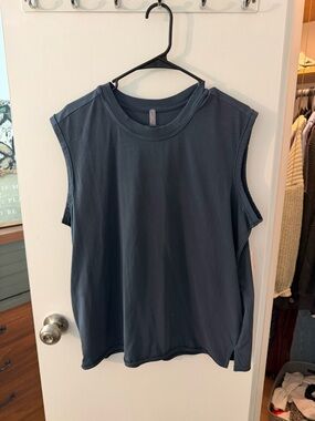 Free People Hot Shot Micro Tank Midnight Navy Xs